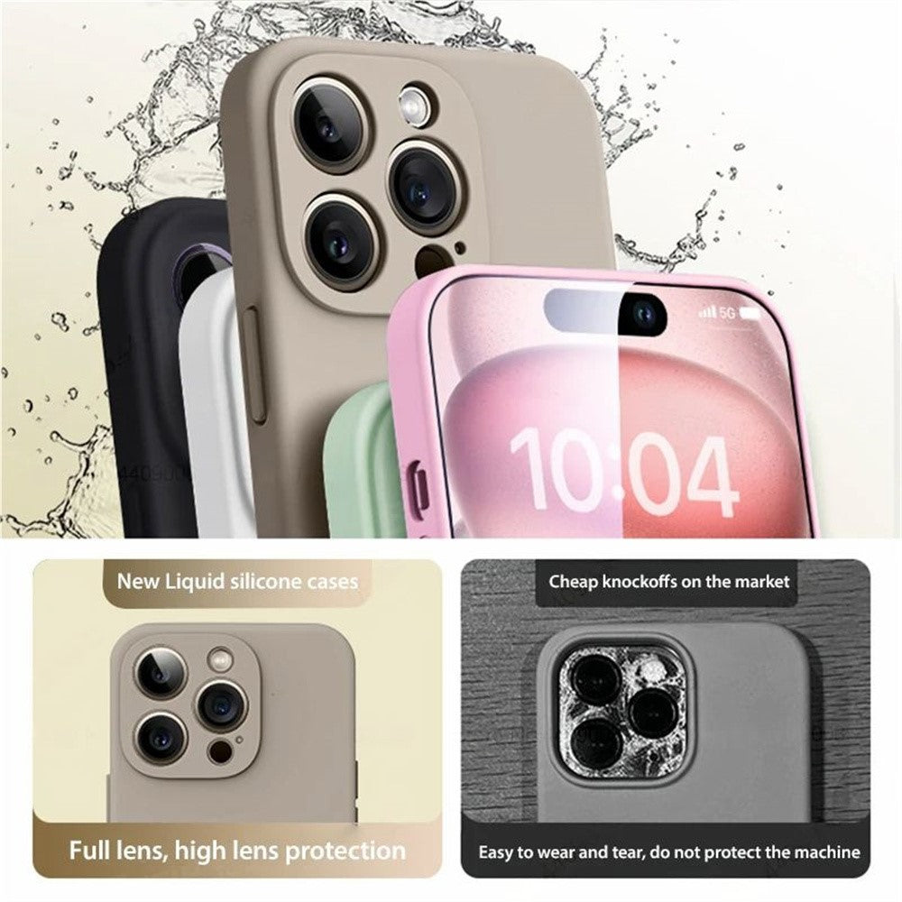 For iPhone 16 Pro Max Magnetic Case Shockproof Soft TPU Phone Cover