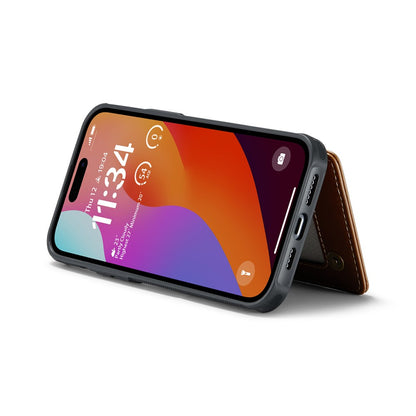For iPhone 16 Pro Max Phone Case CASEME C22 Leather Back Cover with RFID Blocking Card Slots