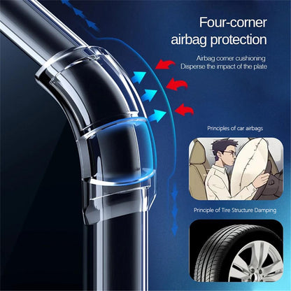 KALEBOL For iPhone 14 Pro Case 1.5mm TPU Airbag Corners Clear Phone Cover