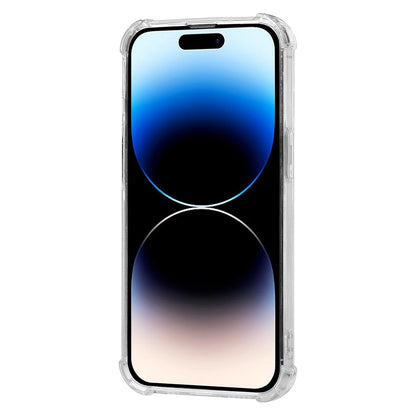 KALEBOL For iPhone 14 Pro Case 1.5mm TPU Transparent Anti-Drop Phone Cover