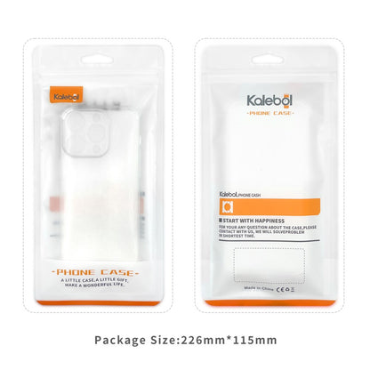 KALEBOL For iPhone 14 Pro Case 1.5mm TPU Transparent Anti-Drop Phone Cover