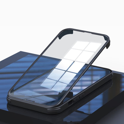 For iPhone 14 Pro Max Single-sided Protection Tempered Glass + TPU Phone Protective Case Anti-drop Shockproof Cover