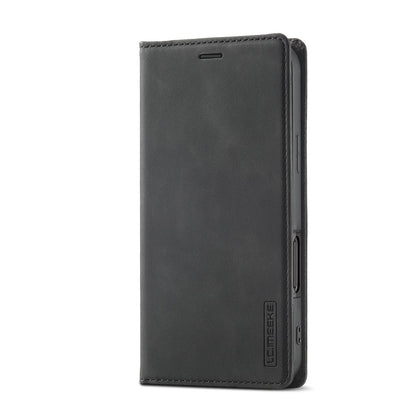 LC.IMEEKE For iPhone 16 Pro Max Case Wallet Microfiber Leather Phone Cover