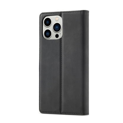 LC.IMEEKE For iPhone 16 Pro Max Case Wallet Microfiber Leather Phone Cover