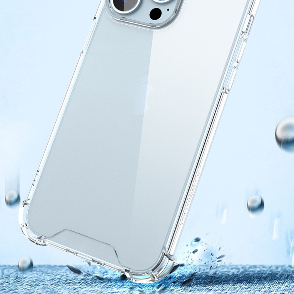 For iPhone 16 Pro Max Case Reinforced Corners TPU Frame + Acrylic Back Phone