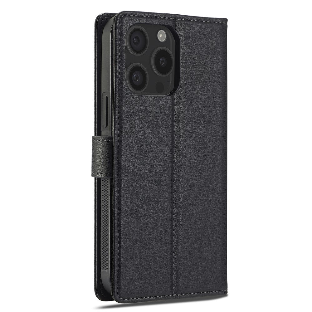 LC.IMEEKE L2 Series for iPhone 14 Pro Case PU Leather Wallet Detachable Magnetic Phone Cover