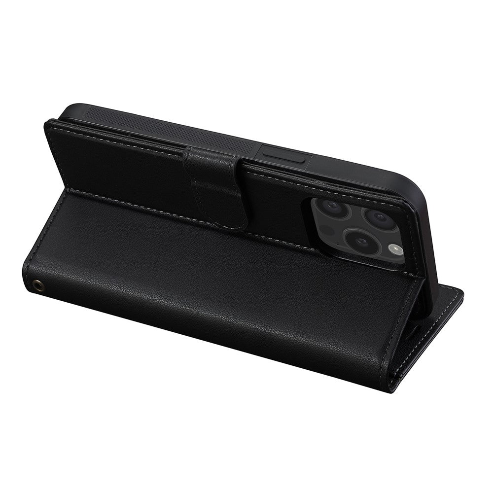 LC.IMEEKE L2 Series for iPhone 14 Pro Case PU Leather Wallet Detachable Magnetic Phone Cover