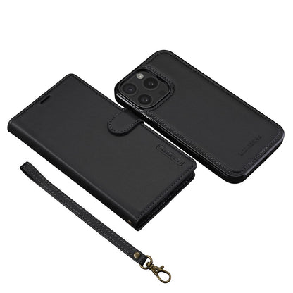 LC.IMEEKE L2 Series for iPhone 14 Pro Case PU Leather Wallet Detachable Magnetic Phone Cover