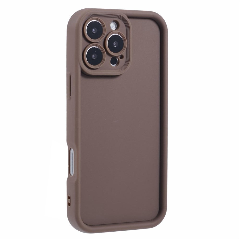 For iPhone 16 Pro Max Case Grooved Design TPU Anti-Slip Phone Cover
