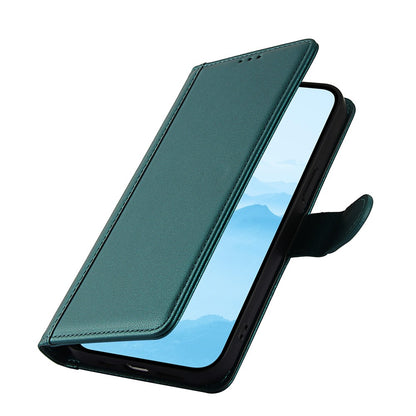 SY-003 For iPhone 14 Pro Case PU Leather Stand View Phone Wallet Cover with Hand Strap