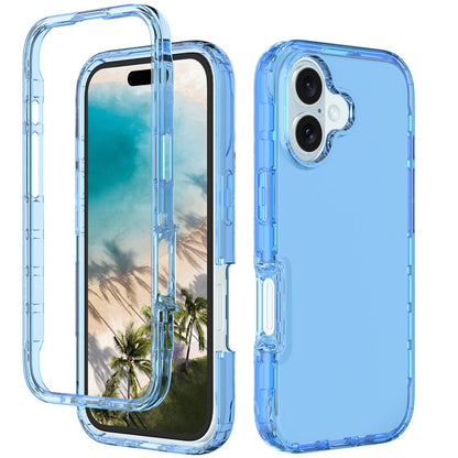 For iPhone 16 Case Shockproof TPU+PC Hybrid Phone Cover