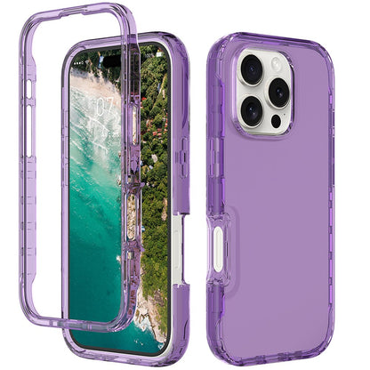For iPhone 16 Pro Max Case Shockproof TPU+PC Hybrid Phone Cover