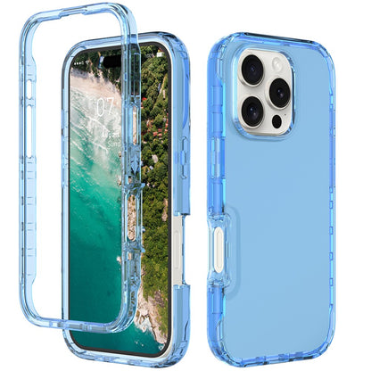 For iPhone 16 Pro Max Case Shockproof TPU+PC Hybrid Phone Cover
