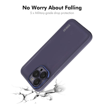 ENKAY HAT PRINCE For iPhone 14 Pro Case Matte TPU Phone Cover with Lens Film
