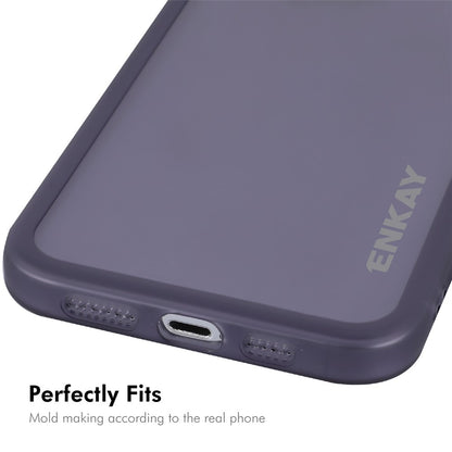 ENKAY HAT PRINCE For iPhone 14 Pro Case Matte TPU Phone Cover with Lens Film
