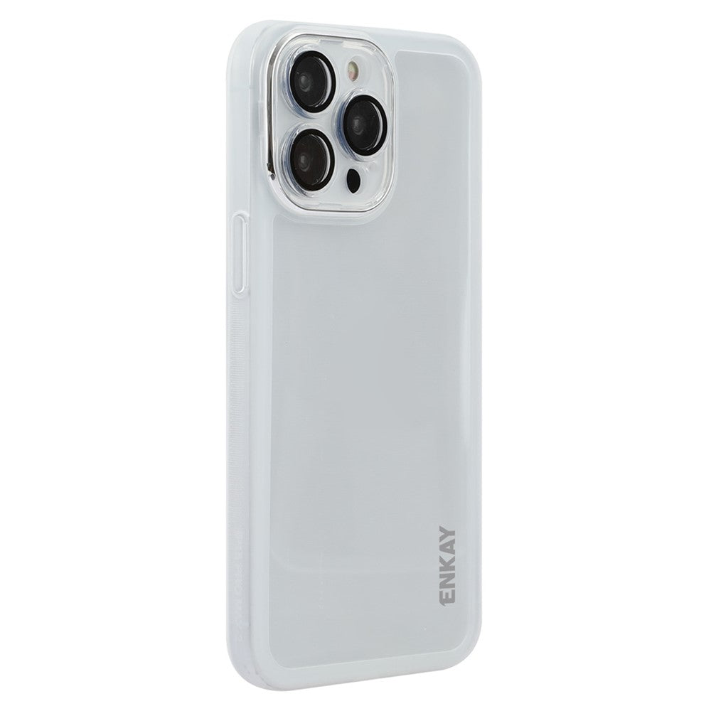 ENKAY HAT PRINCE For iPhone 14 Pro Case Matte TPU Phone Cover with Lens Film