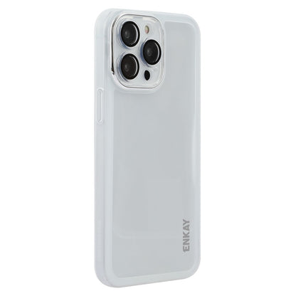 ENKAY HAT PRINCE For iPhone 14 Pro Case Matte TPU Phone Cover with Lens Film