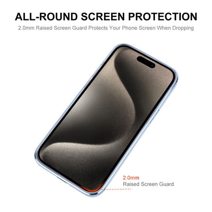 ENKAY HAT PRINCE For iPhone 16 Pro Magnetic Clear Case Shockproof TPU Phone Cover with Lens Film