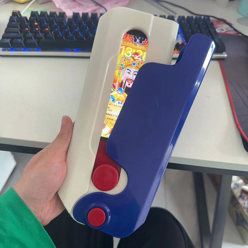 For iPhone 14 Plus Case Giant Carrot Knife ABS Phone Cover Stress Relieving Toy