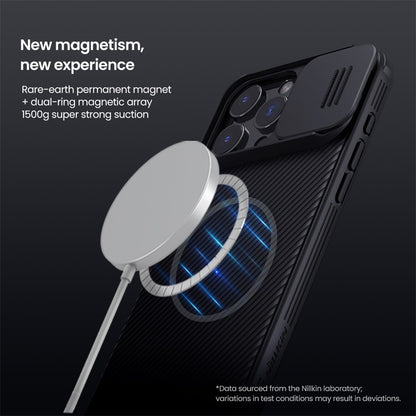 NILLKIN CamShield Pro for iPhone 16 Pro Max Case Compatible with MagSafe TPU+PC Phone Cover with Slider Camera