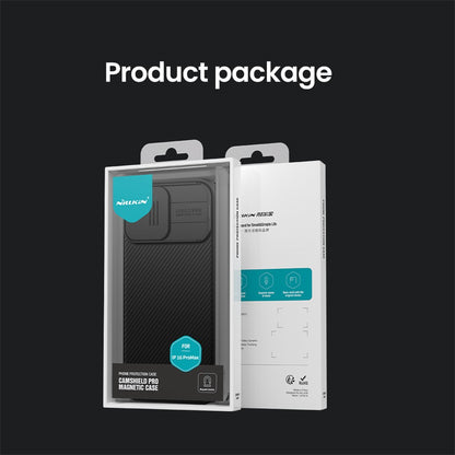 NILLKIN CamShield Pro for iPhone 16 Pro Max Case Compatible with MagSafe TPU+PC Phone Cover with Slider Camera
