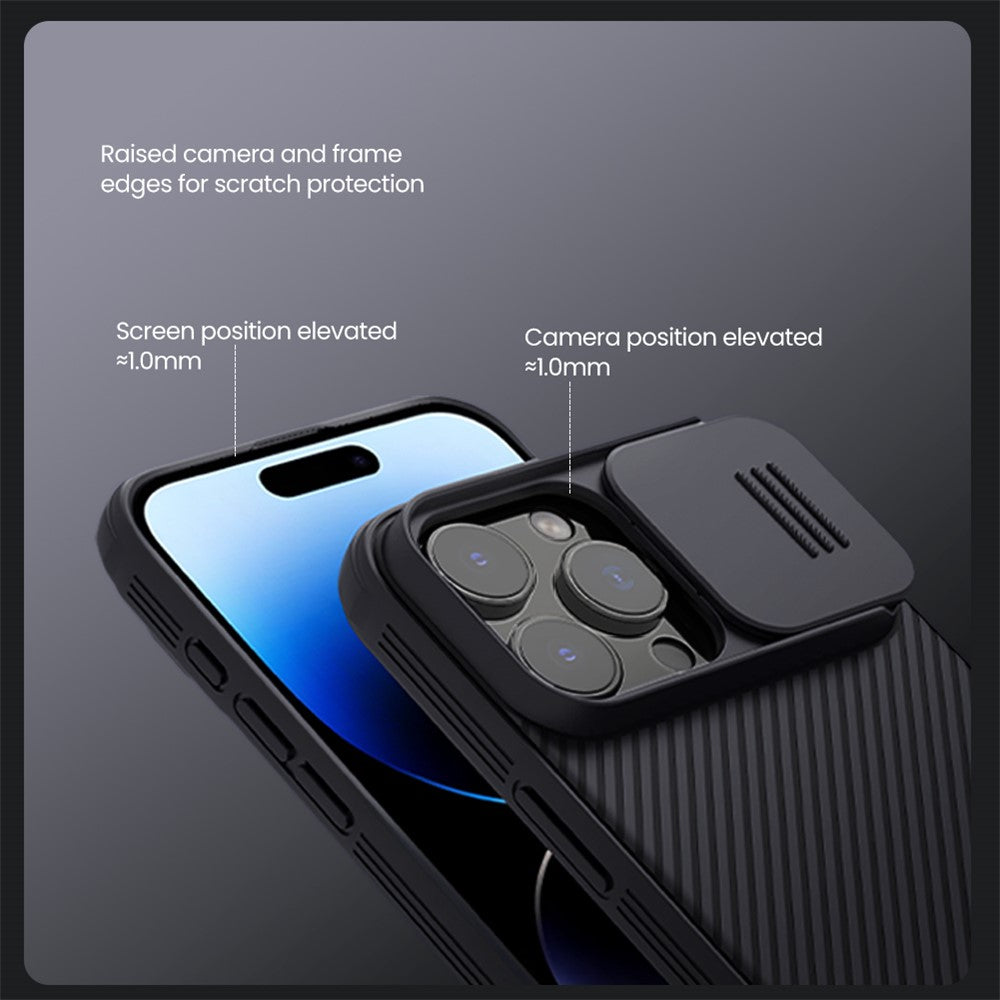NILLKIN CamShield Pro for iPhone 16 Pro Max Case Compatible with MagSafe TPU+PC Phone Cover with Slider Camera