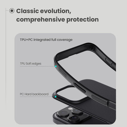 NILLKIN Super Frosted Shield Pro For iPhone 16 Pro Case Matte PC+TPU Phone Cover