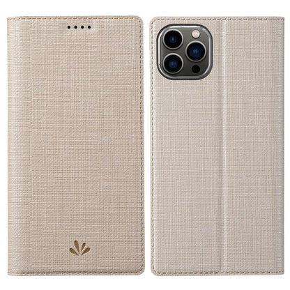 VILI DMX Series PU Leather Case for iPhone 14 Pro Max, Magnetic Absorption Stand Card Slot Flip Cover