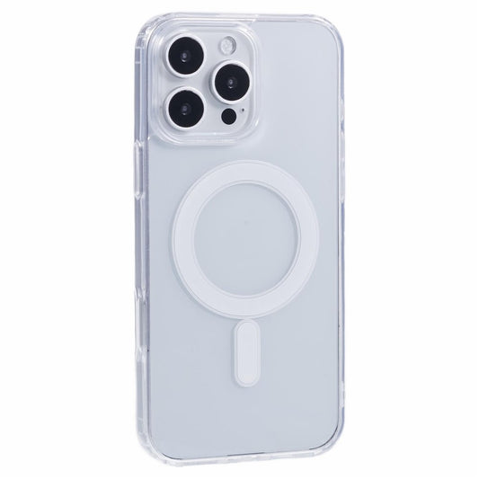 For iPhone 16 Pro Max Clear Case Acrylic+TPU Phone Cover Compatible with MagSafe