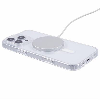 For iPhone 16 Pro Max Clear Case Acrylic+TPU Phone Cover Compatible with MagSafe