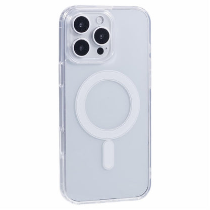 For iPhone 16 Pro Clear Case Acrylic+TPU Phone Cover Compatible with MagSafe