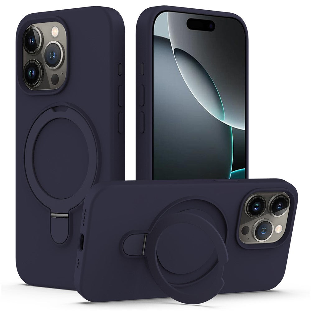 For iPhone 16 Pro Max Case Compatible with MagSafe Kickstand PC + Silicone Phone Cover
