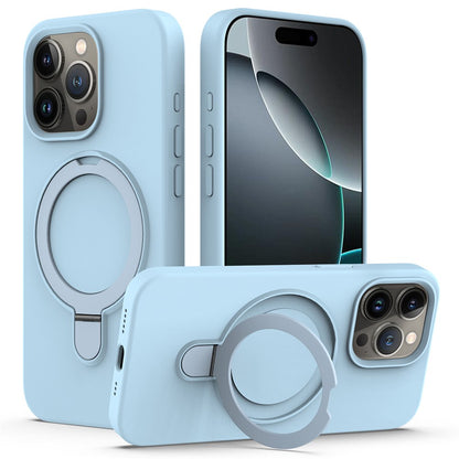 For iPhone 16 Pro Max Case Compatible with MagSafe Kickstand PC + Silicone Phone Cover