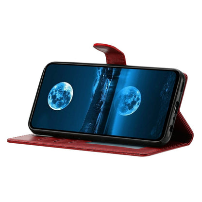 For iPhone 14 Pro Leather Phone Case Wallet Stand Cover with Handy Strap