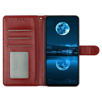 For iPhone 14 Pro Leather Phone Case Wallet Stand Cover with Handy Strap