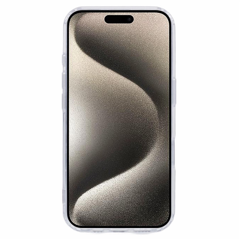 For iPhone 16 Clear Case Acrylic+TPU Phone Cover Compatible with MagSafe