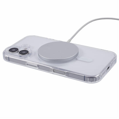 For iPhone 16 Clear Case Acrylic+TPU Phone Cover Compatible with MagSafe