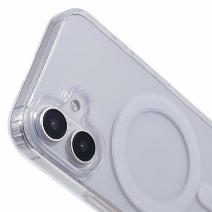 For iPhone 16 Clear Case Acrylic+TPU Phone Cover Compatible with MagSafe
