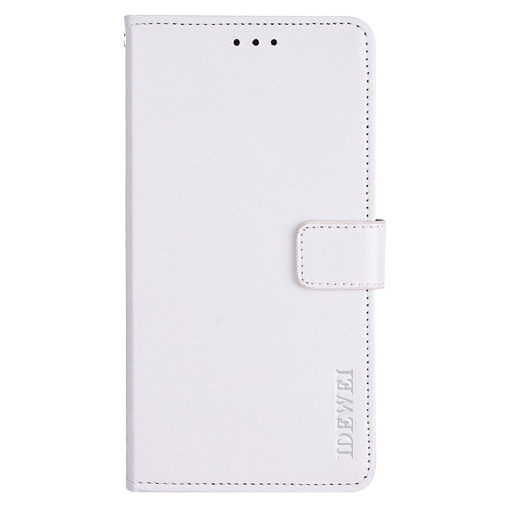 IDEWEI Phone Flip Wallet Case for iPhone 14, Magnetic Closure Crazy Horse Textured Anti-scratch PU Leather Phone Cover Stand