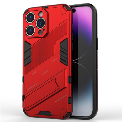 For iPhone 16 Pro Max Case PC+TPU Shockproof Phone Cover with Kickstand