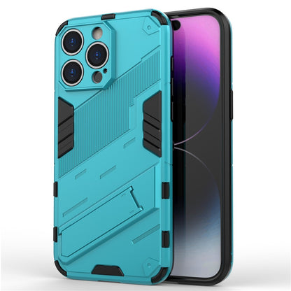 For iPhone 16 Pro Max Case PC+TPU Shockproof Phone Cover with Kickstand