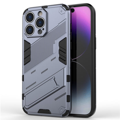 For iPhone 16 Pro Max Case PC+TPU Shockproof Phone Cover with Kickstand