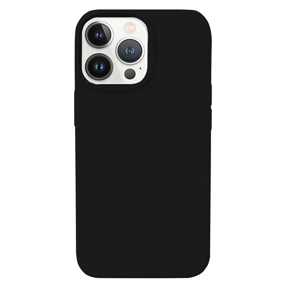 KALEBOL KLB-YTGJ001 For iPhone 14 Pro Case Solid Color Liquid Silicone+PC Phone Cover