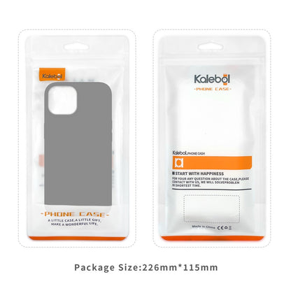 KALEBOL KLB-YTGJ001 For iPhone 14 Pro Case Solid Color Liquid Silicone+PC Phone Cover