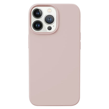 KALEBOL KLB-YTGJ001 For iPhone 14 Pro Case Solid Color Liquid Silicone+PC Phone Cover