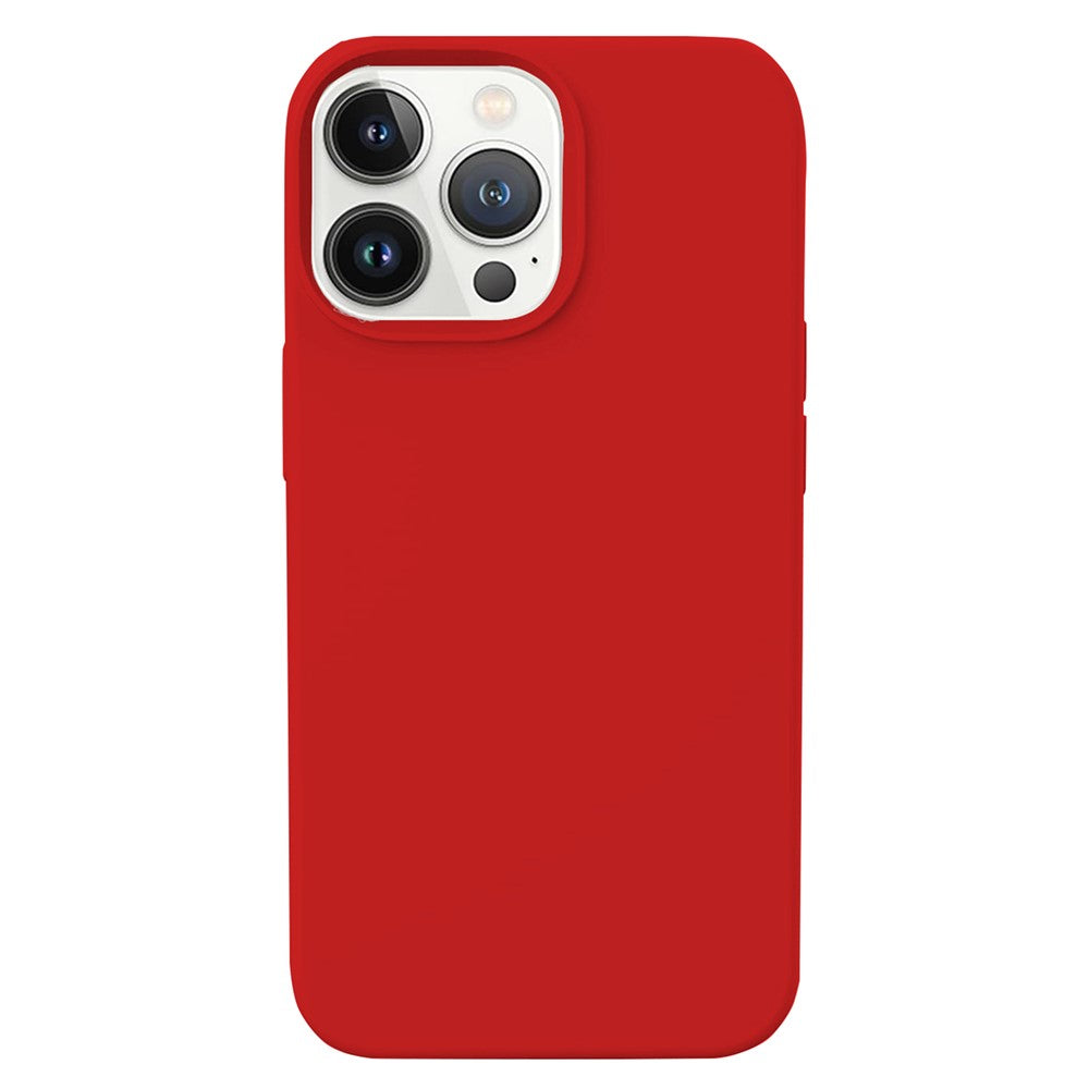KALEBOL KLB-YTGJ001 For iPhone 14 Pro Case Solid Color Liquid Silicone+PC Phone Cover
