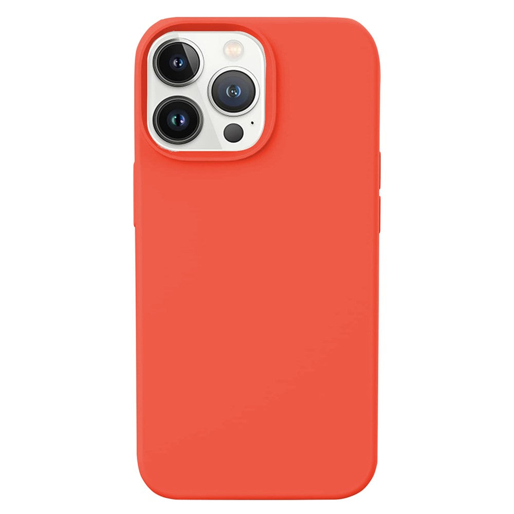 KALEBOL KLB-YTGJ001 For iPhone 14 Pro Case Solid Color Liquid Silicone+PC Phone Cover