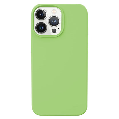 KALEBOL KLB-YTGJ001 For iPhone 14 Pro Case Solid Color Liquid Silicone+PC Phone Cover