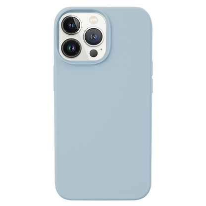KALEBOL KLB-YTGJ001 For iPhone 14 Pro Case Solid Color Liquid Silicone+PC Phone Cover