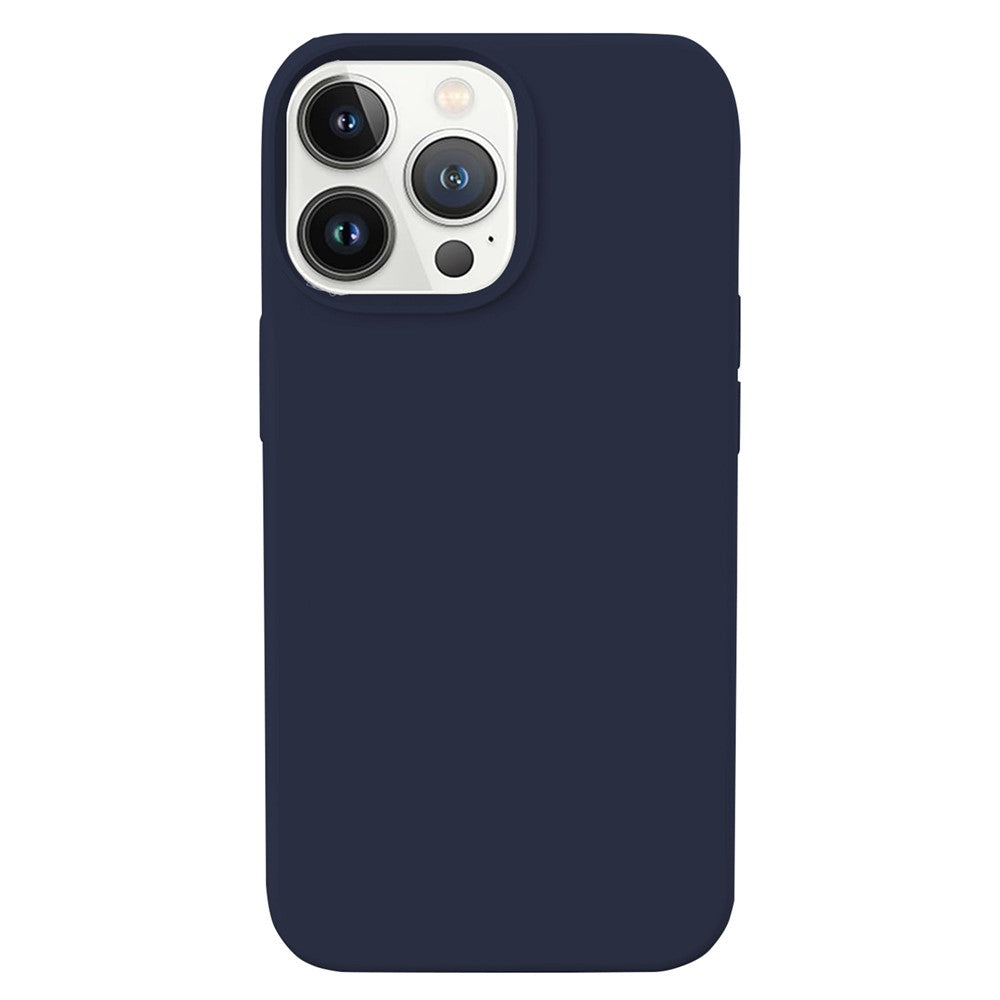 KALEBOL KLB-YTGJ001 For iPhone 14 Pro Case Solid Color Liquid Silicone+PC Phone Cover